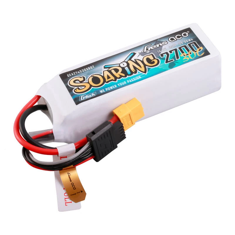 Batería LiPo Gens ace G-Tech Soaring 2700mAh 14,8V 30C 4S1P XT60