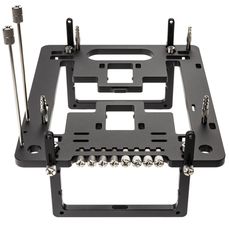 Streacom Benchtable BC1 Mini V2 negro – chasis compacto de estructura abierta con refrigeración pasiva