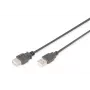Digitus - Cable de extensión USB - USB Type-A, 4 pines (M) - USB Type-A, 4 pines (H) - 3,0 m (USB / USB2.0) - Negro (AK-300202-030-S)
