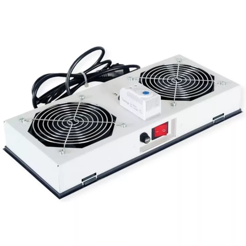 Unidad de ventiladores ROLINE 26.21.0019 — 2 ventiladores para carcasa de pared de 19