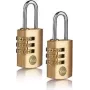 YALE Y150B/22/120/2 candado 22 mm pack de 2 con combinación (Y150B/22/120/2)