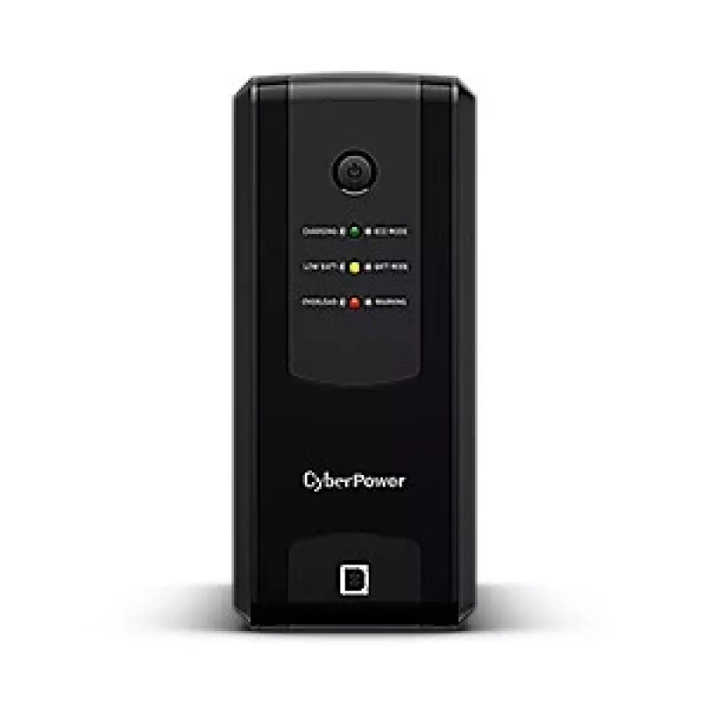 Sistema de alimentación ininterrumpida CYBERPOWER UT1050EG-FR, Line-Interactive 1,05 kVA (630 W), 4 salidas Type-E, AVR, USB, RJ-45