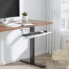 Soporte de teclado MACLEAN MC-156 W — bandeja regulable bajo mesa, carga máx. 5 kg