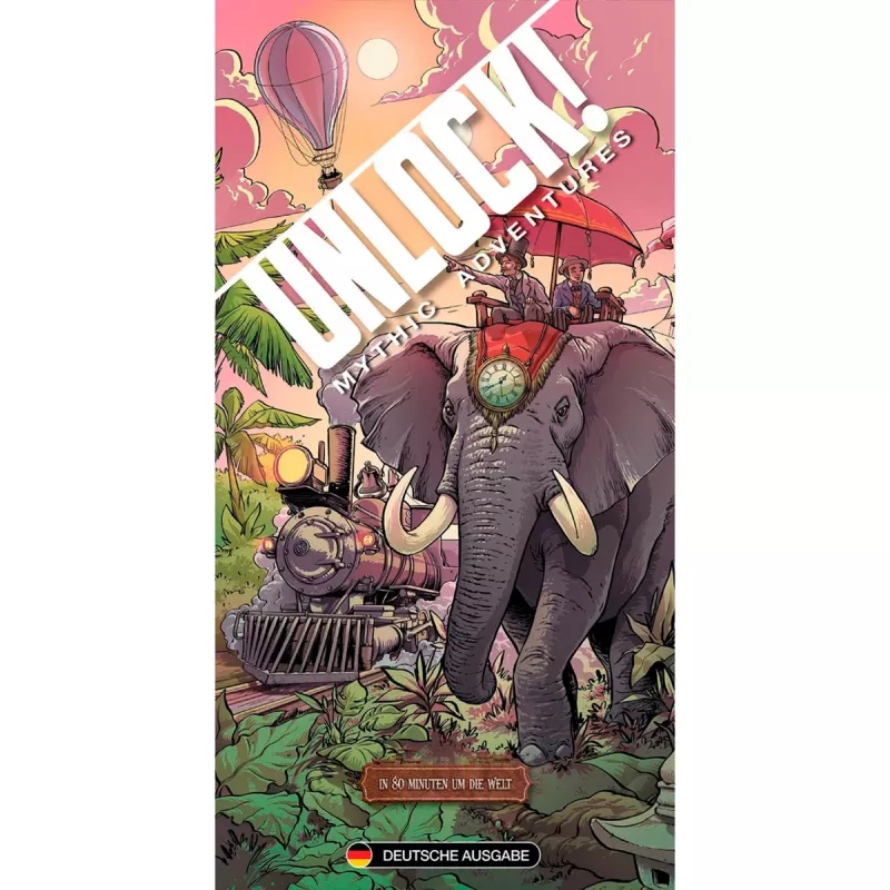 Unlock In 80 Minuten um the world, juego de cartas