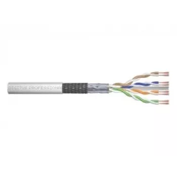 Cable de red Digitus CAT 6 SF/UTP par trenzado cable de conexión a granel 305 m gris