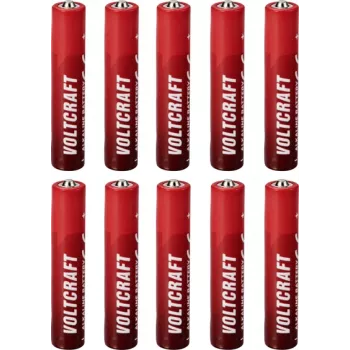Pila mini AAAA Voltcraft VC-16108025 alcalina-manganeso 1,5 V 500 mAh 10 uds. (VC-16108025)
