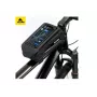 Bolsa de cuadro de bicicleta Wildman M90 con soporte para móvil Negra