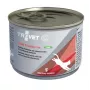 Comida húmeda para gatos TROVET Renal & Oxalate RID cordero 200 g, alimento dietético para gatos adultos, lata de 200 g