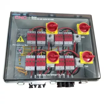 Caja combinadora fotovoltaica CNC NV822331 DC 8-in 8-out IP66