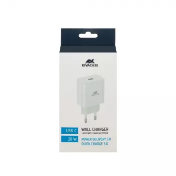 Cargador móvil de pared/blanco PS4101 W00 Rivacase