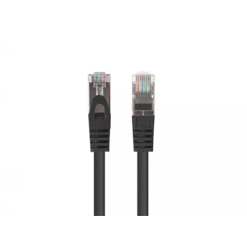 Lanberg PCF6-20CC-0100-BK Cable de conexión Cat.6 F/UTP, paquete de 10, 1 m, Negro