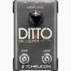 Looper de micrófono TC‑Helicon Ditto Mic Looper con entrada de micrófono (modelo 000-DDU01-00010)