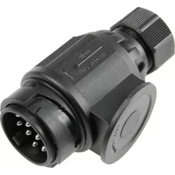 Conector de remolque AS Schwabe 60464 — conector de tractor de 13 polos para cableado del remolque