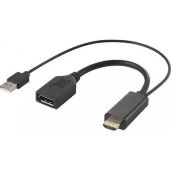 RF-4777274 convertidor HDMI [2x conector macho HDMI conector hembra USB 2.0 A - 1x DisplayPort