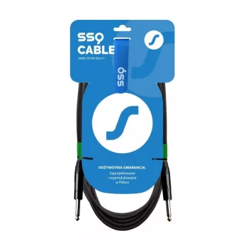 Cable de audio TS SSQ Mono 6,3 mm (1/4 pulgadas) — 7 m, 6 mm AD, apantallado PVC, 85Ω ±5Ω