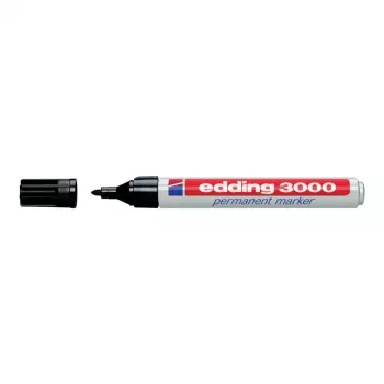 Rotulador permanente EDDING 3000 negro 4-3000001 43000001 (4-3000001)