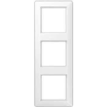 Marco embellecedor para interruptor de pared JUNG AS 583 WW blanco, duroplast, 80,5×222,5 mm