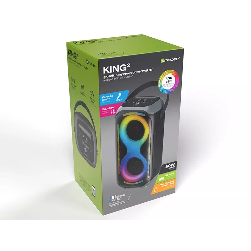 Altavoz TRACER Poweraudio King 2 BT TWS