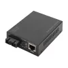 Digitus Convertidor de medios Gigabit PoE, RJ45 / SC, SM, PSE