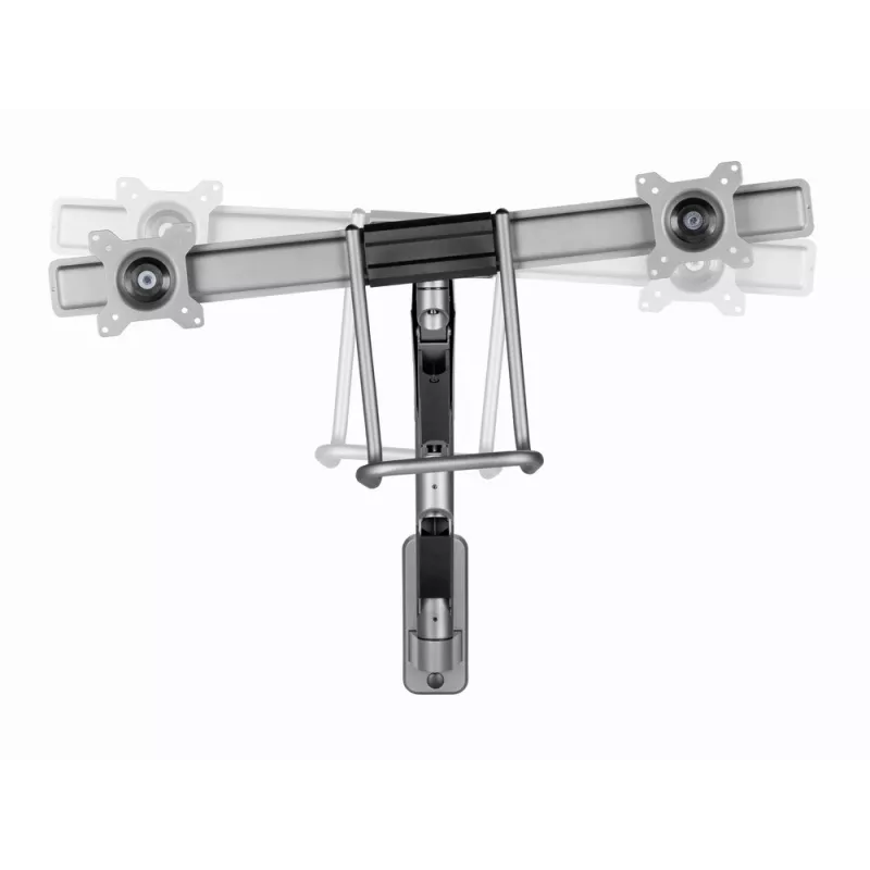 Soporte de pared ajustable Gembird para 2 pantallas 17