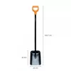 Pala Fiskars Solid Metal con mango en D