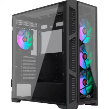 PONOS Ultra, Torre Midi, PC, Negro, ATX, EATX, micro ATX, Mini-ITX, SPCC, Caja