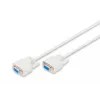 Digitus cable de conexión serie [1x conector hembra D-SUB 9 pol. - 1x conector hembra D-SUB 9 pol.] 2,00 m beige (AK-610106-020-E)