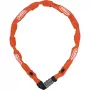 ABUS 1200/110 Web 57657 candado de cadena, acero endurecido, combinación de 3 dígitos, 1100 mm, naranja