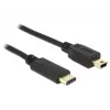 Cable USB DeLOCK 2 m USB2.0-C Mini-USB B 83336