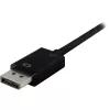 Convertidor DisplayPort 1.2 > DVI24+1, cable negro, 15 cm