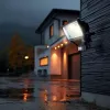 Maclean MCE442 Foco LED solar con detector de movimiento Foco de pared IP44 6W 6000K