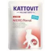 Comida húmeda para gatos KATTOVIT Niere/Renal 85 g bolsa – 12 x 85 g, ave (ternera, pollo, pato, pavo) para gatos adultos con insuficiencia renal