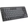 Logitech MX Mechanical Mini 920-010782 teclado inalámbrico retroiluminado, interruptores con clic, RF inalámbrico + Bluetooth LE, QWERTY US International, grafito