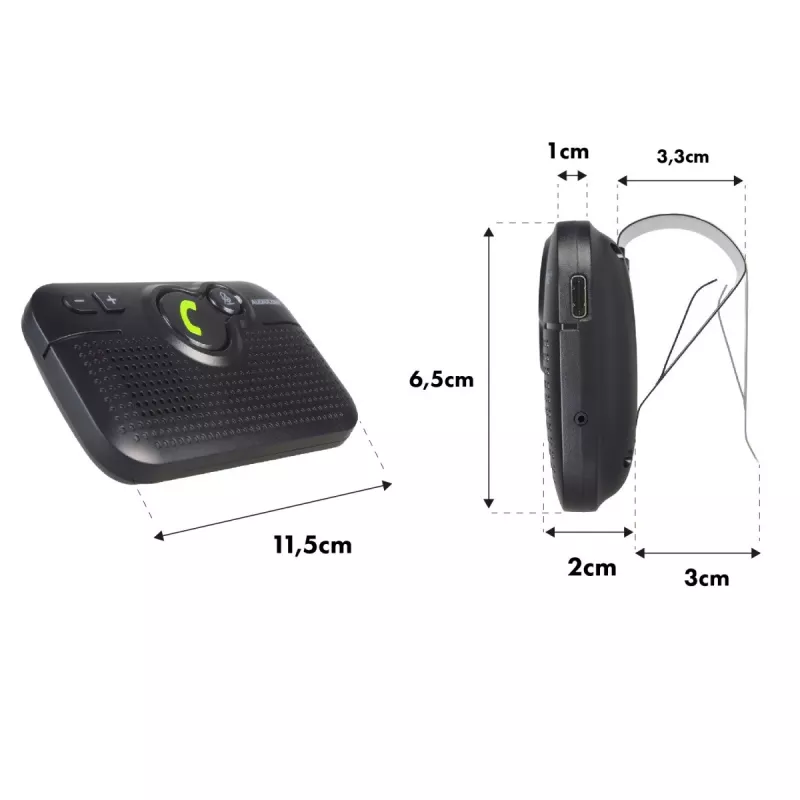 Auriculares Audiocore manos libres para coche BT 5.0 A2DP inicio automático AC47