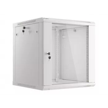 Armario de instalación de pared Lanberg 19'' 12U 600x600mm gris (puerta de cristal)