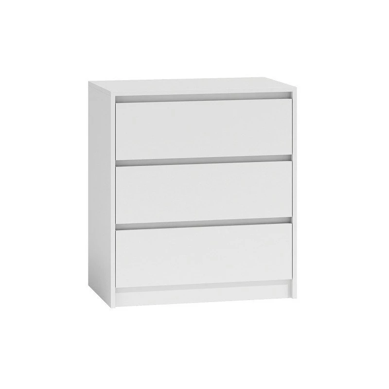 Cómoda Top e Shop K3 BIEL, 3 cajones, blanco, aglomerado, 700×430×780 mm