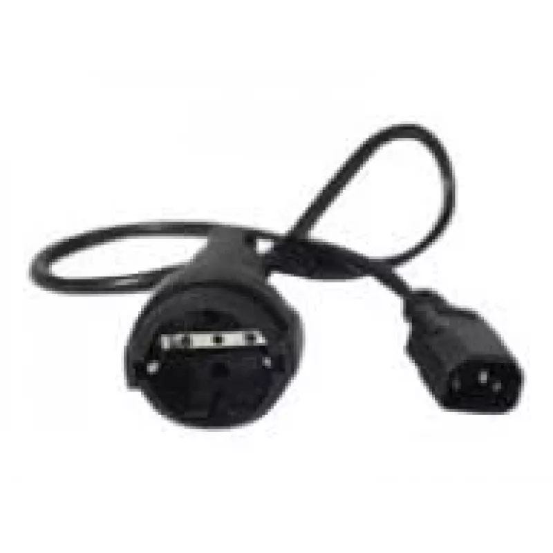 Cable de alimentación APC AP9880 negro 0,6 m conector hembra C14 CEE7/7