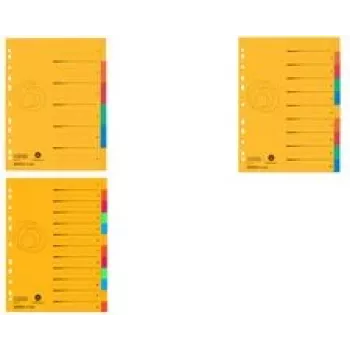 Herlitz 50036318 índice de pestañas, colores surtidos
