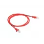 Lanberg PCU5-20CC-0100-R Cable de conexión Cat.5e UTP, 1 m, Rojo, paquete de 10