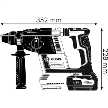 BOSCH. Martillo SDS+ GBH 18V-26 Solo 2,6J