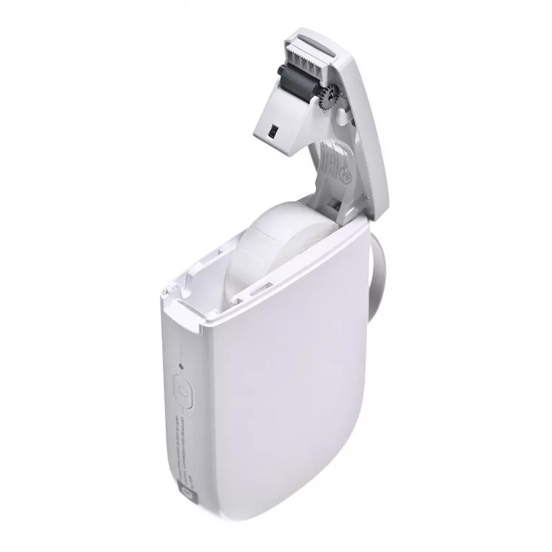 Impresora de etiquetas portátil NIIMBOT D11H blanca con Bluetooth — compacta etiquetadora de mano