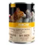 Comida húmeda para gatos PetRepublic KOT STERILE pollo en salsa 400 g para gatos esterilizados