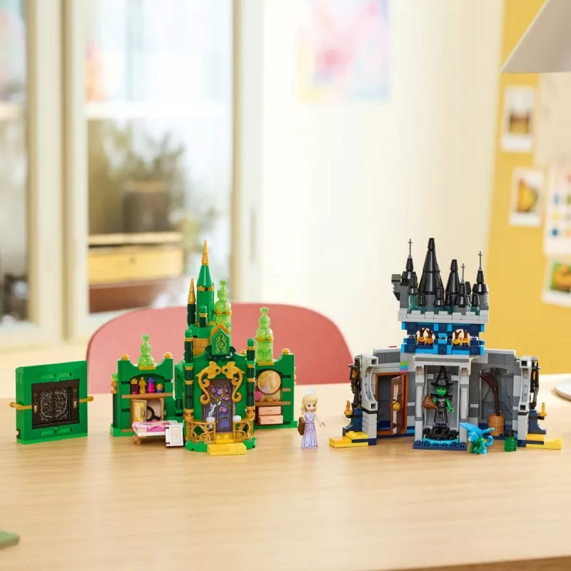 Set LEGO Wicked 75689 — set de juego Ciudad Esmeralda y castillo Kiamo Ko