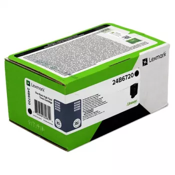 Lexmark 24B6720 tóner 1 ud. original negro