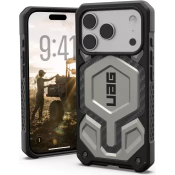 Funda UAG Urban Armor Gear Monarch Pro MagSafe | Apple iPhone 17 Pro | titanio | 114513113636 (114513113636)
