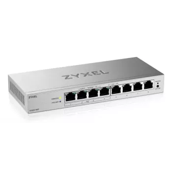 Zyxel GS1200-8HPV3 gestionado L2 Gigabit Ethernet (10/100/1000) Power over Ethernet (PoE) de sobremesa, gris