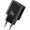 Cargador USAMS USA001631 30W con 1x USB-C y 1x USB-A carga rápida