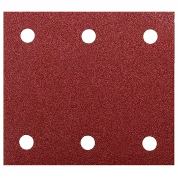 Makita - Papel de lija - para madera, metal, acero, madera barnizada - 10 piezas - rectangular - Grano: P80 - 102 mm x 114 mm (P-33102)