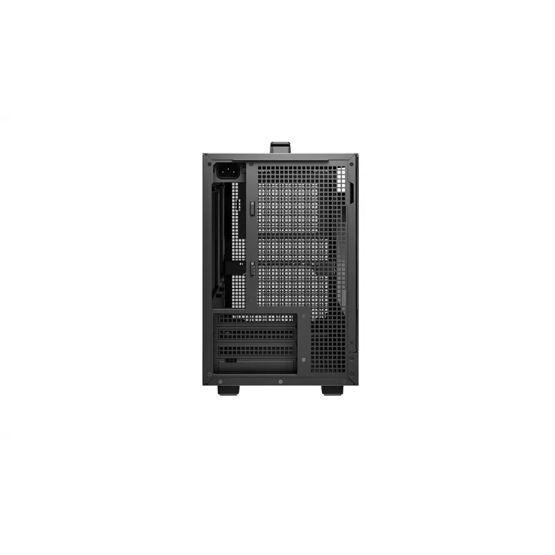DeepCool CH160 PLUS R-CH160-BKNGM0-G caja compacta para ordenador (SFF), Mini-ITX/Micro-ATX, cristal templado, negra