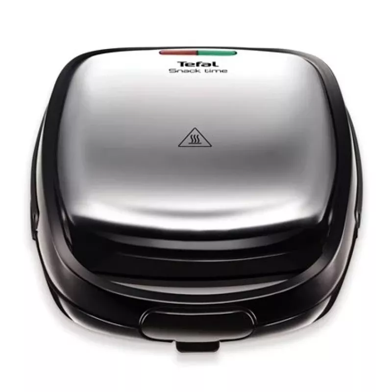 Sandwichera Tefal SW341D12 700 W negra, acero inoxidable